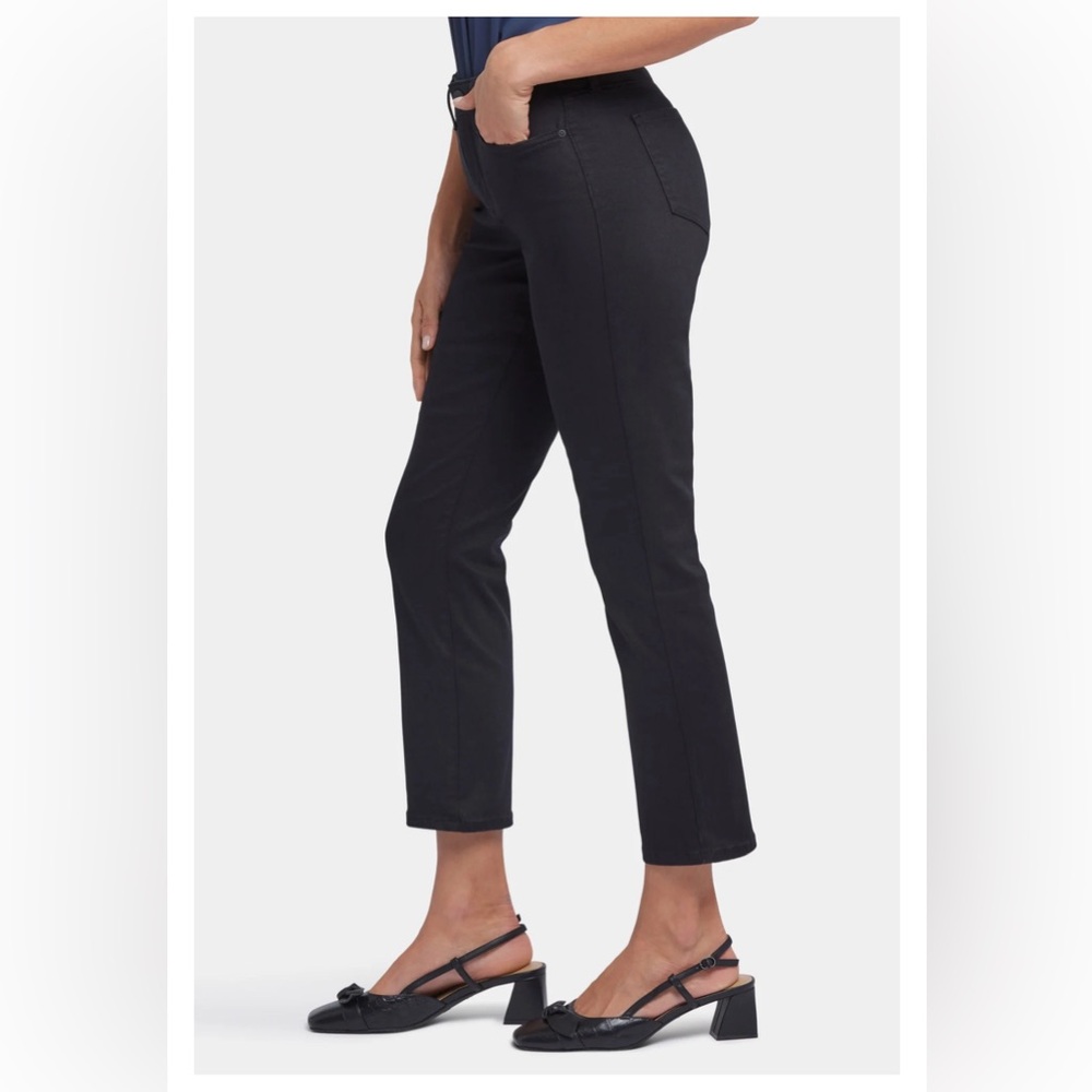 NYDJ Sheri Slim Black Jeans